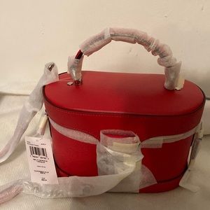 Coach SV/Bright poppy leather purse